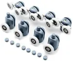 Set kotačića za tuš kabinu – 8 komada univerzalnih rolera