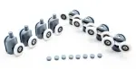 Set kotačića za tuš kabinu – 8 komada univerzalnih rolera