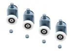 Set kotačića za tuš kabinu – 8 komada univerzalnih rolera