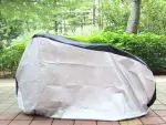 Vodootporna zaštitna navlaka za bicikl i motocikl 200 x 110 cm – srebrno-crna