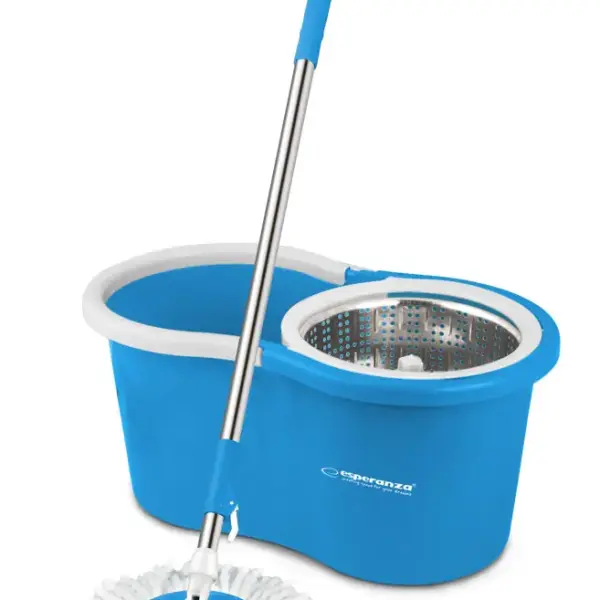 Esperanza Perfect Clean rotirajući mop s mikrofiber glavom i kantom