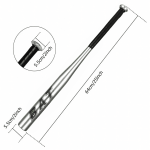 Aluminijska baseball palica 64 cm (25") – srebrna