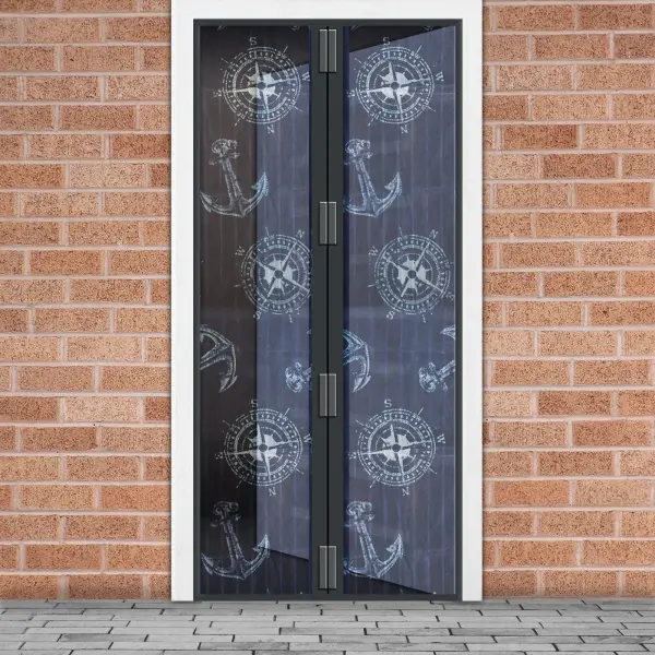 Magnetska mreža protiv komaraca za vrata 100 x 210 cm – uzorak sidra