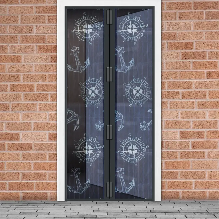 Magnetska mreža protiv komaraca za vrata 100 x 210 cm – uzorak sidra