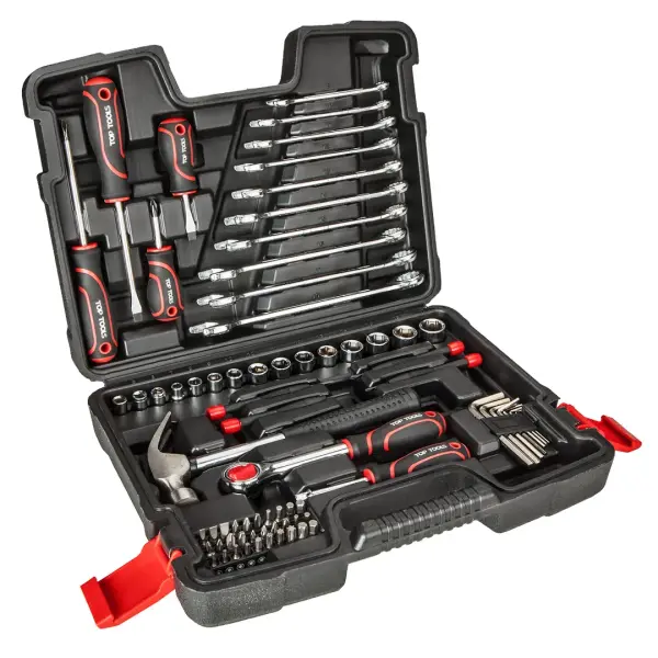 Top Tools set alata 73 dijela 1/4" i 3/8" u plastičnom koferu