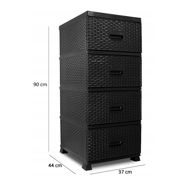 Rattan szekrény 4 fiókkal - Fehér 03 https://velizo.hr/termekkategoria/szepsegapolas-egeszseg/